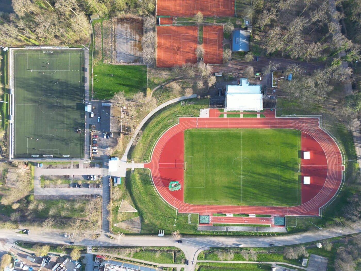 Luftbild Bienwaldstadion